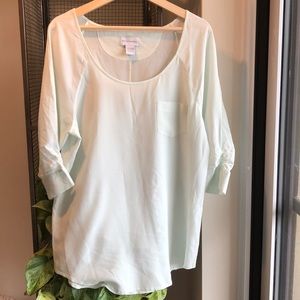 100% Silk Soft Surroundings Tunic Blouse